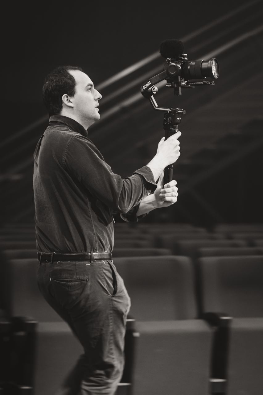 Louis-Evrard Quilliard en tournage